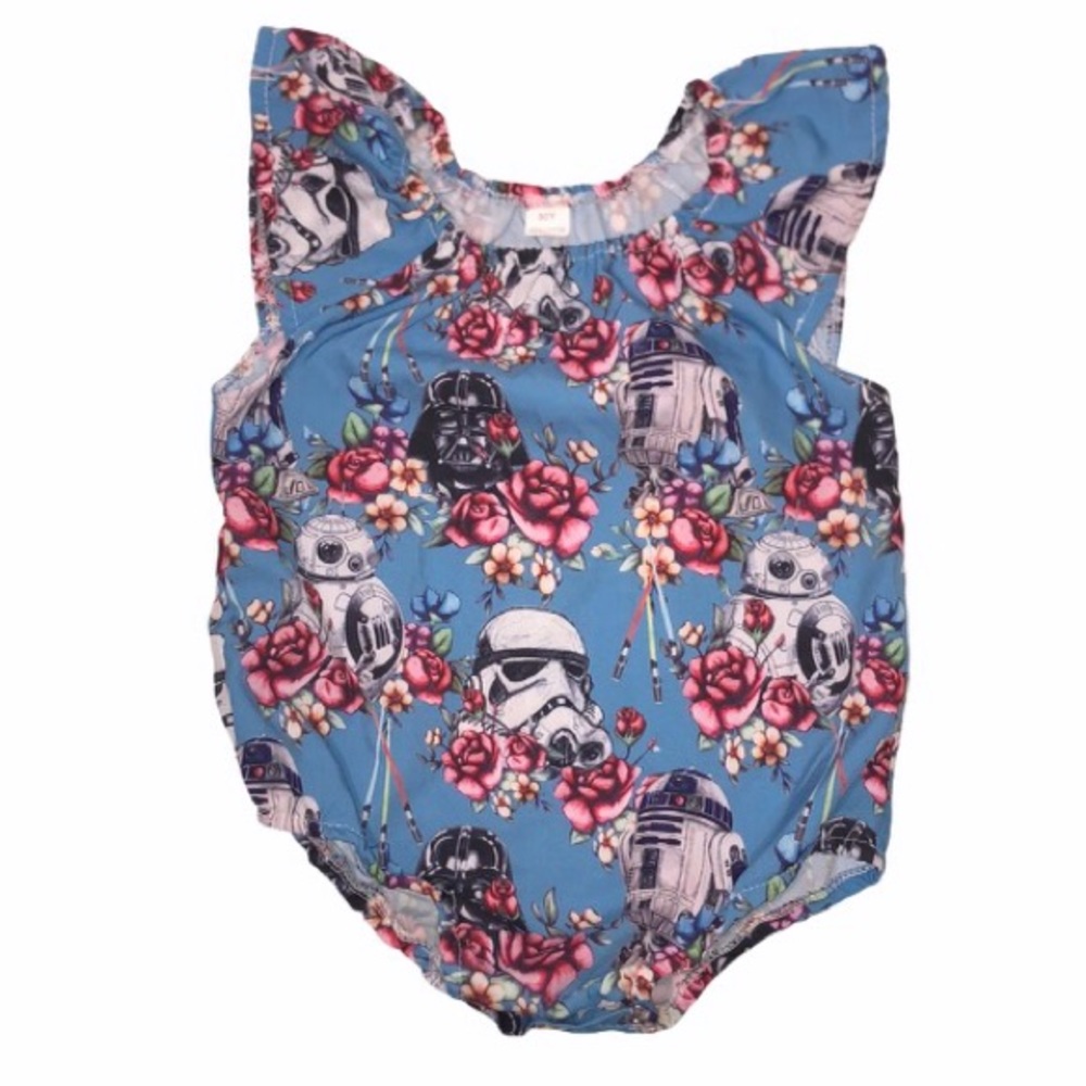 Star Wars infant girl onsie